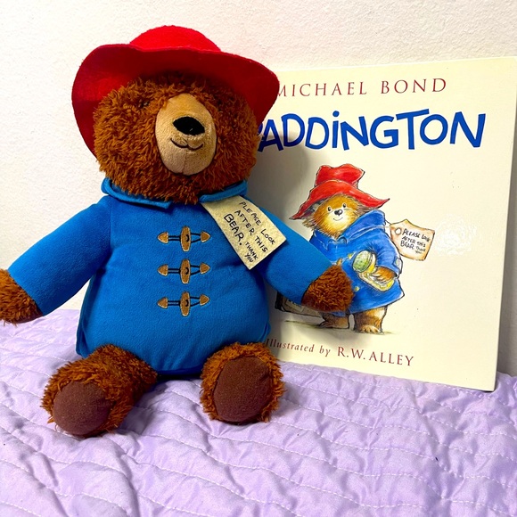 Paddington plush and hardcover book - Picture 1 of 1